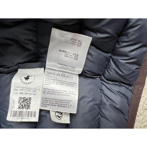 Save The Duck Kids Hooded Ultra Light Jacket Puffer Ski Coat Size 12 PlumTech - Picture 15 of 16